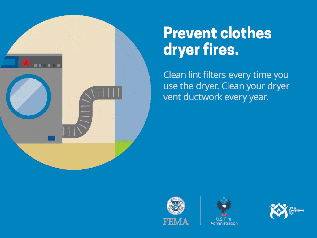 safety tips dryer fire